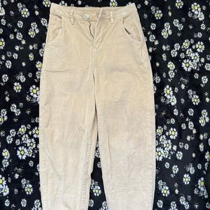 high waist corduroy pants